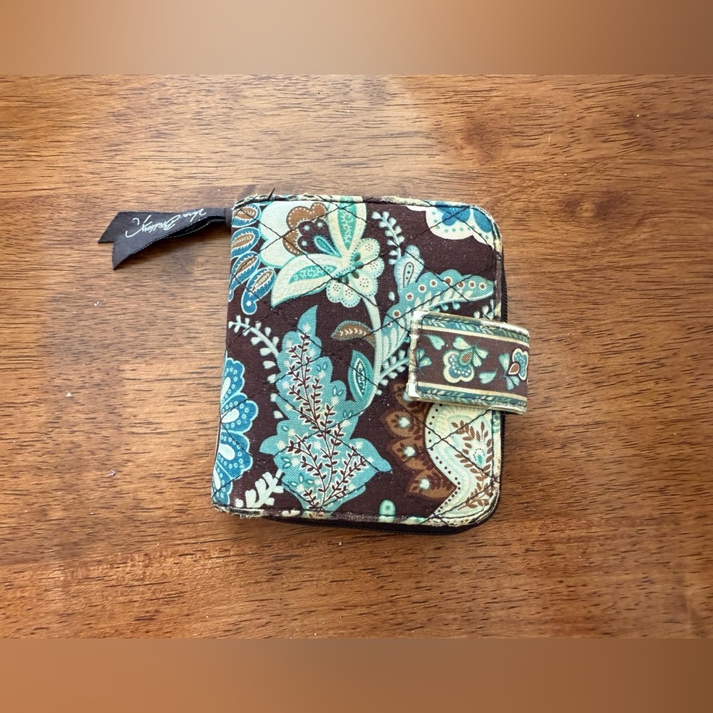 Vera Bradley Retired Java Blue wallet